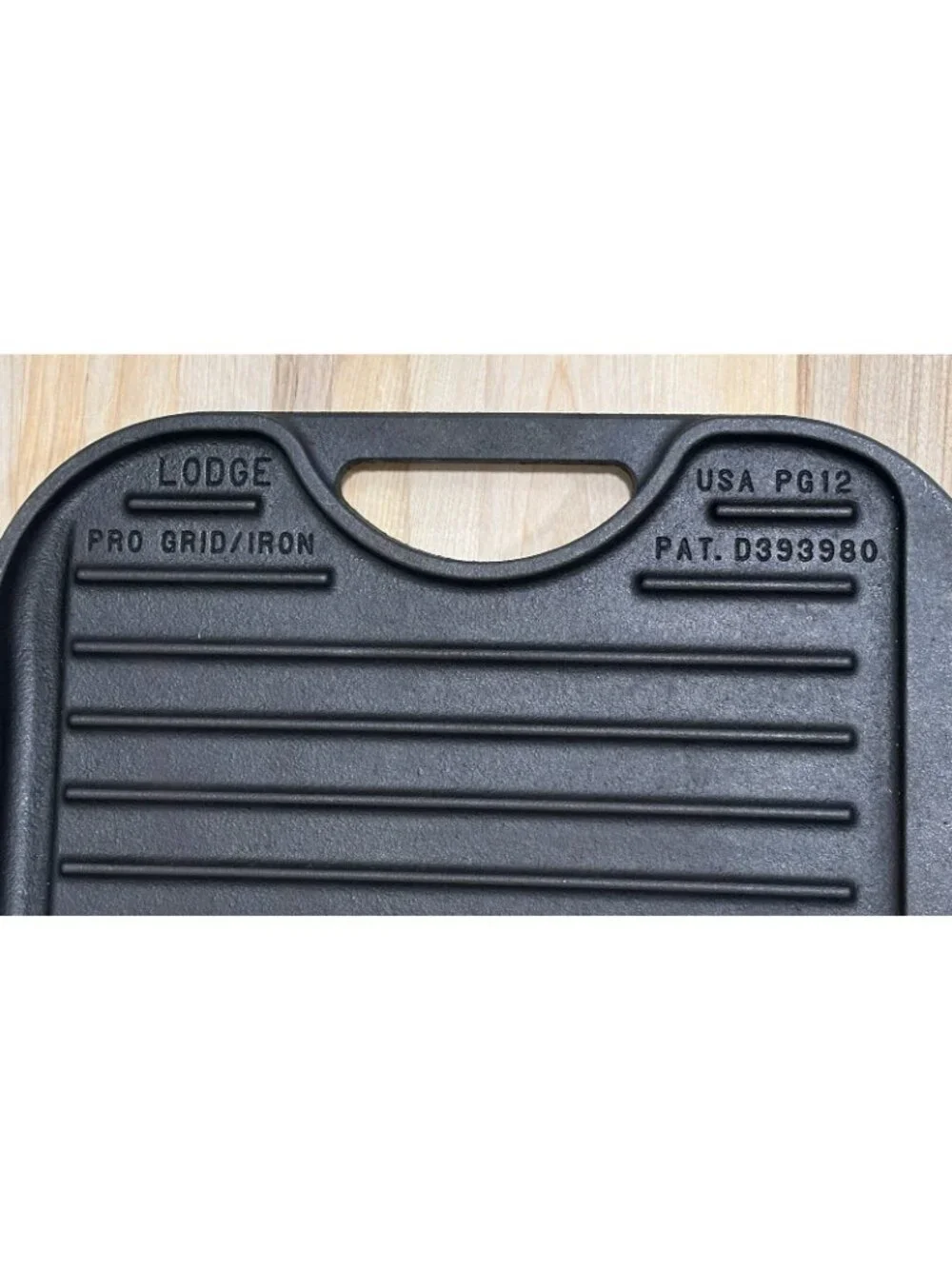 LODGE Pro-Grid Reversible Cast Iron Grill Griddle Combo PG12 USA 20